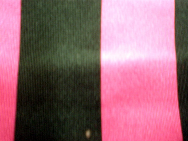 10.Fuchsia-Black 1" 4way Stripes
